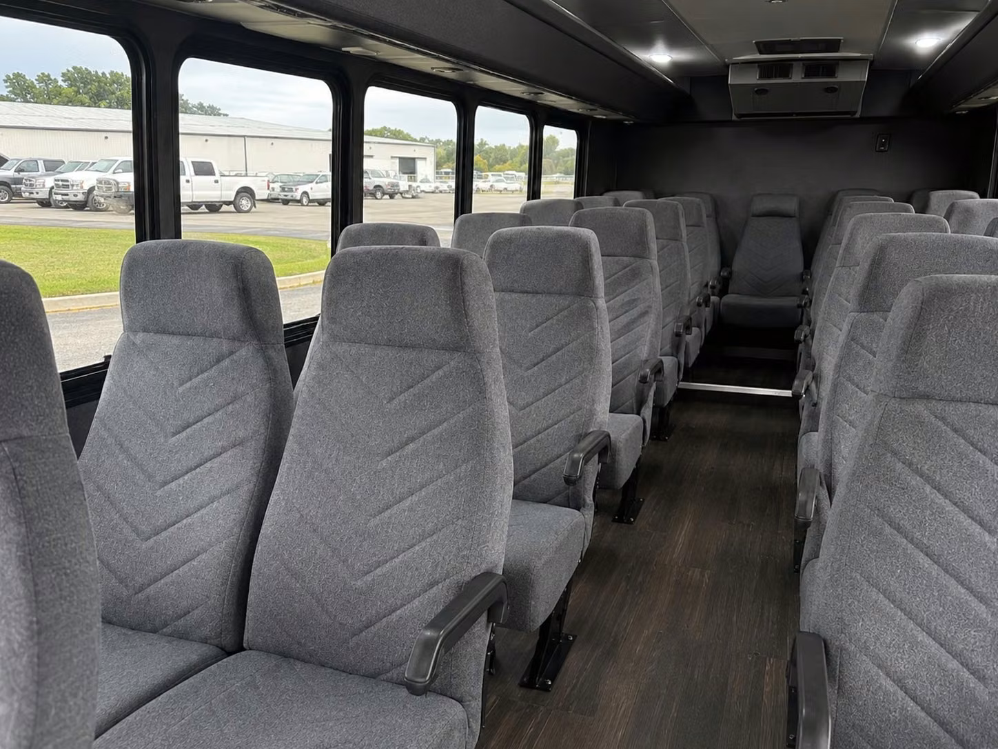 18 passenger minibus interior