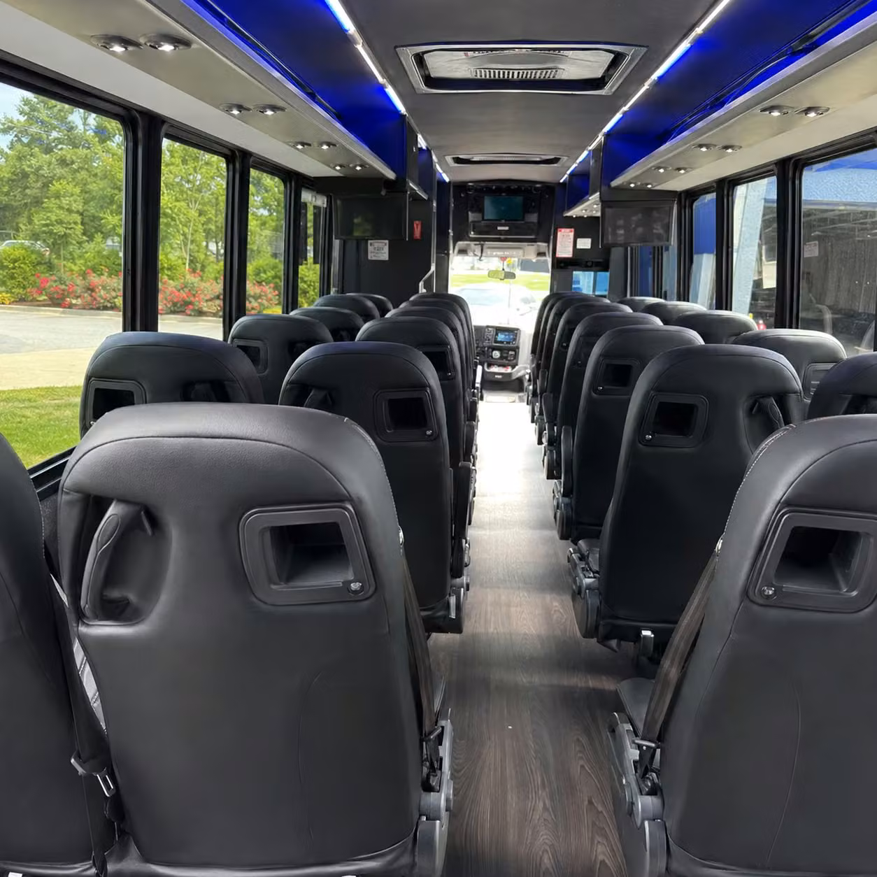 25 passenger minibus inside