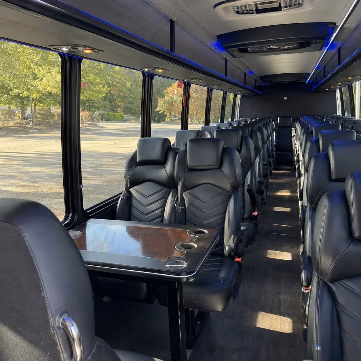 30 passenger minibus inside