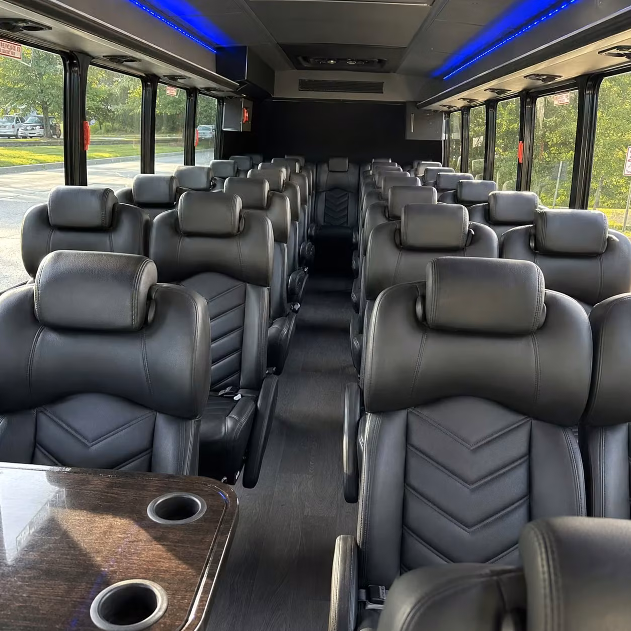 35 passenger minibus interior
